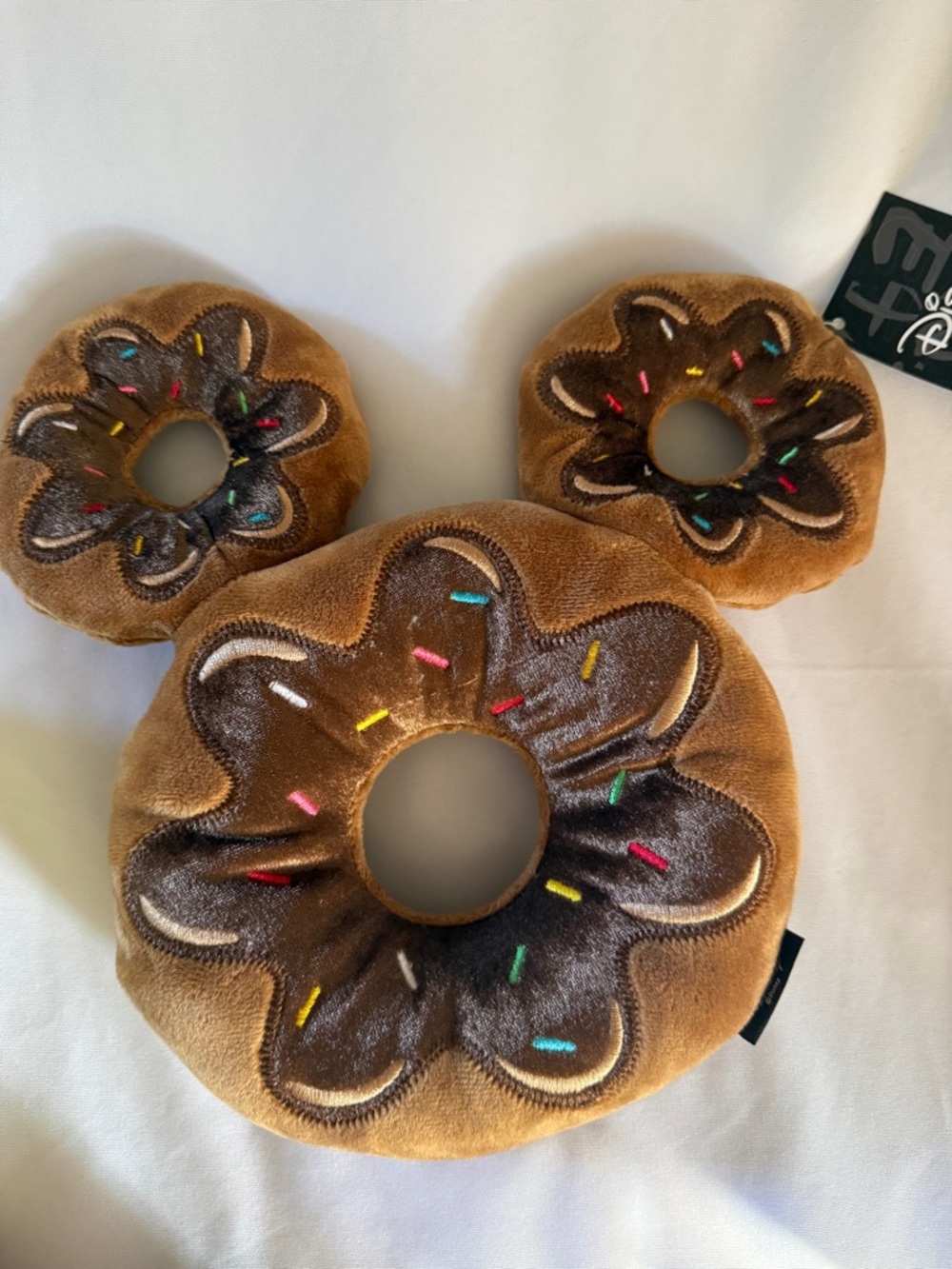 Disney Chewy Exclusive Plush Mickey & Goofy Donut Squeak & Crinkle Toy Set - Picture 7 of 14